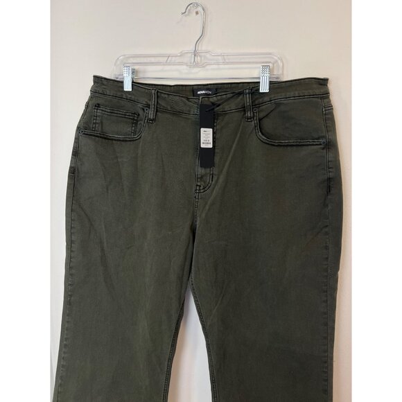 Novamen Timmy Straight Jeans Olive NEW WITH TAGS Size 38 Nova Men - Picture 4 of 9